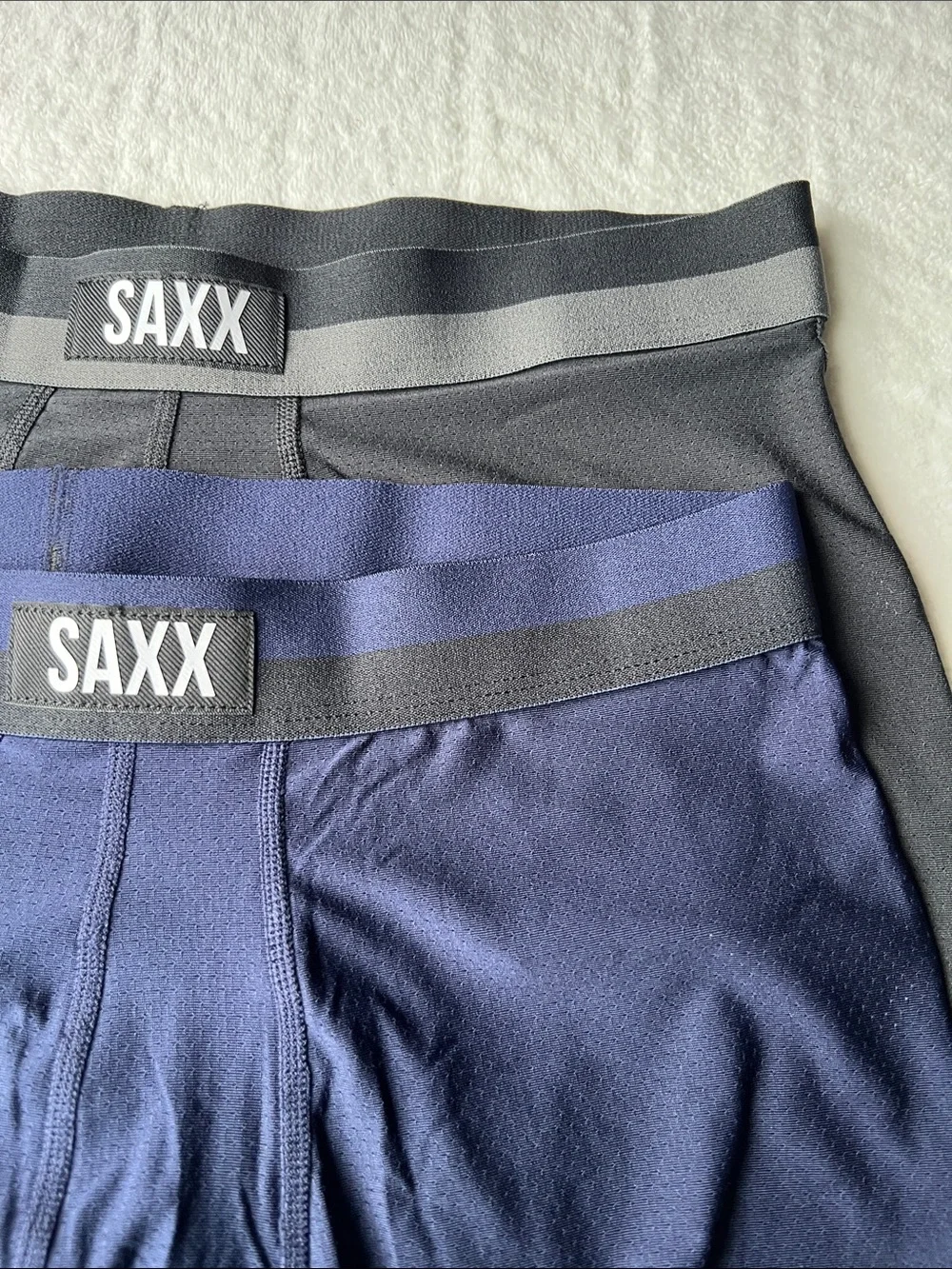 (2) SAXX Ballpark Pouch Spot Mesh Boxer Brief
